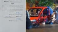 Gurugram Rains: After Heavy Rain, Authority Issues ‘Work From Home’ Advisory for Offices to Avoid Traffic Congestion (Watch Videos)