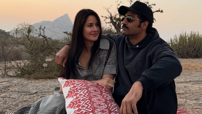 &lsquo;Hello Birthday Girl! I LOVE U&rsquo;: Vicky Kaushal Treats With Candid Pictures of Wife Katrina Kaif As He Wishes Her &lsquo;Happy Birthday&rsquo; (See Pics)