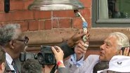 Farokh Engineer and Clive Lloyd Unveil Stands Named After Them, Ring Iconic Bell At Old Trafford Cricket Ground Ahead of IND vs ENG 4th Test 2025 (See Pics)