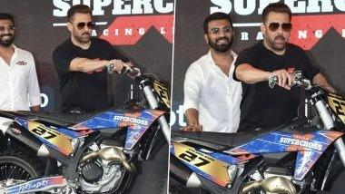 Indian Supercross Racing League 2025: Bollywood Megastar Salman Khan Unveils ISRL Season 2 in Mumbai