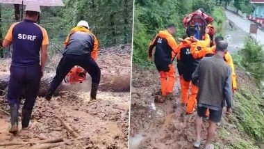 Himachal Pradesh Rains: Heavy Rainfall Batters Mandi District; Cloudburst Damages Houses, Washes Away Vehicles