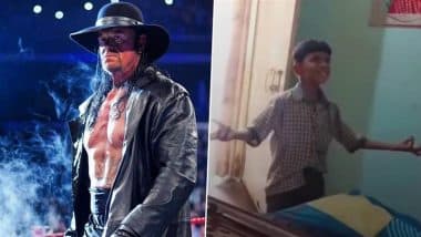 ‘Well Done...’ WWE Hall of Famer The Undertaker Praises Father and Son for Recreating His Iconic Entrance at Home (Watch Video)