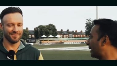 ‘I’m Indian’ AB de Villiers Gives Cheeky Response to Journalist During WCL 2025 After He Calls South African Great 'Most Loved Non-Indian Athlete in India' (Watch Video)