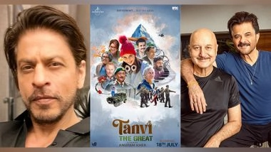 Entertainment News | SRK, Anil Kapoor Heap Praise on Anupam Kher's 'Tanvi the Great'