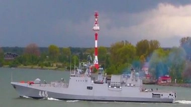 India News | Indian Navy's Latest Warship INS Tamal to Be Commissioned Today in Russia