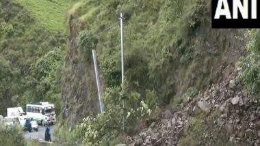 India News | Shimla-Sunni-Karsog Highway Blocked After Downpour in Himachal, Commuters Stranded