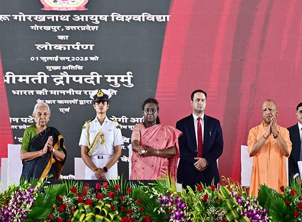 India News | UP: President Murmu Inaugurates Mahayogi Guru Gorakhnath AYUSH University in Gorakhpur