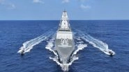 India News | Project 17A Indigenous Stealth Frigate Udaygiri Delivered to Indian Navy