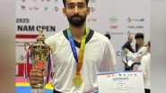 Sports News | Shivansh Tyagi Clinches Gold at 2025 CJ Vietnam Open Taekwondo Championship