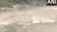 India News | Severe Floods Experienced in Beas River Following Heavy Rainfall in Himachal Pradesh's Mandi