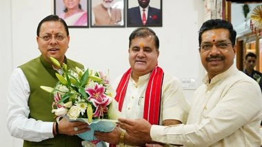India News | Uttarakhand CM Dhami Welcomes Newly Elected BJP State President Mahendra Bhatt