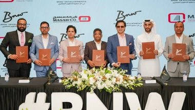 Business News | BNW Developments Signs Billion-Dirham Alliance with Masah, Middle East's Tier-1 Contracting Company, for Ultra-Luxury Project, Aqua Arc