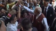 World News | PM Modi Received by Ghana President on Arrival in Accra, Receives Warm Welcome from Members of Indian Diaspora