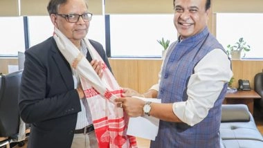 India News | Assam CM Sarma Meets Chairman of 16th Finance Commission; Discusses Issues Related to Devolution of Funds