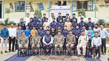 India News | Indian Army Felicitates Students of Manipur Super-50 for Success in NEET, JEE 2025