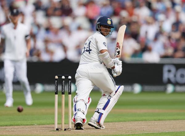 Sports News | Jaiswal Falls 10 Runs Short of Breaking Dravid's Record, Misses Ton