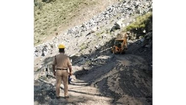 India News | BRO Works to Clear Land Subsidence Near Bhatwari on Gangotri Highway