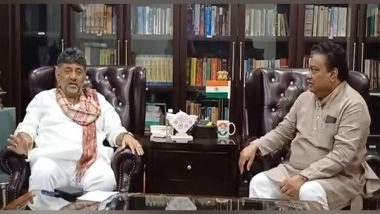 India News | Karnataka Minister MB Patil Meets DK Shivakumar; Asserts, 'No Differences, United'