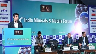 Business News | Indian Chamber of Commerce Hosts 14th India Minerals and Metals Forum, Focuses on Green Steel and Circular Economy