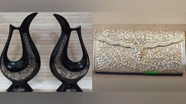 World News | PM Modi Gifts Bidriware Vase, Silver Filigree Purse to Ghana's President and First Lady