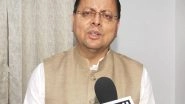 Sports News | CM Dhami Highlights Uttarakhand's Rising Status in Sports Sector on Completion of 4 Years of Governance