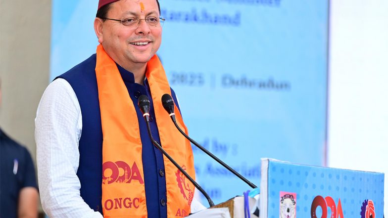 India News | Dedicated to Efforts to Make Uttarakhand Among Best States in Country: CM Pushkar Singh Dhami on Completion of Four Years in Office