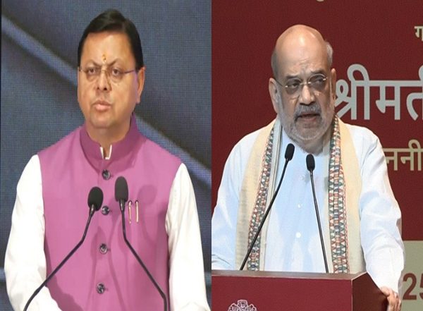 India News | U'khand CM Dhami Apprises Union Home Minister Amit Shah About Heavy Rainfall Situation in State