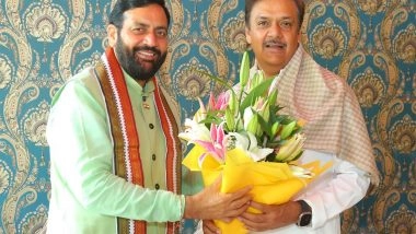 India News | Haryana CM Nayab Singh Saini Meets State Co-incharge Surendra Singh Nagar