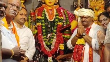 India News | PVN Madhav Visits Nookambika Temple After Assuming Charge as Andhra BJP President