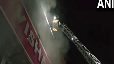 India News | Delhi: Fire Breaks out in Karol Bagh's Commercial Building