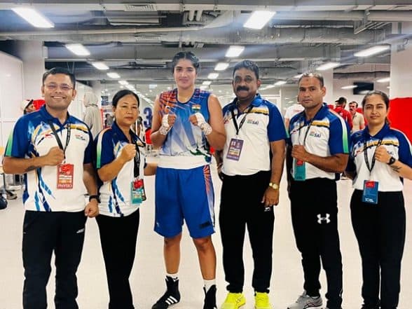 Sports News | Nupur Storms into Final, Abhinash Jamwal Secures Semi-final Spot at World Boxing Cup 2025