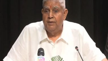 India News | Vice President Dhankhar to Visit Kerala on July 6-7