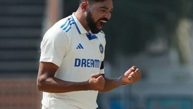 Sports News | India Finish Day 3 on Top, Leading by 244 After Mohammed Siraj's Six-wicket Haul Against England