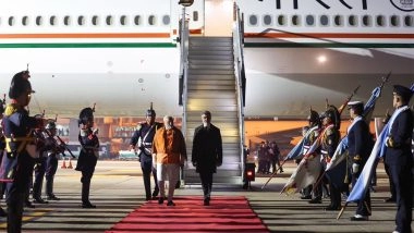 World News | PM Modi Lands in Argentina, to Hold Talks with President Milei