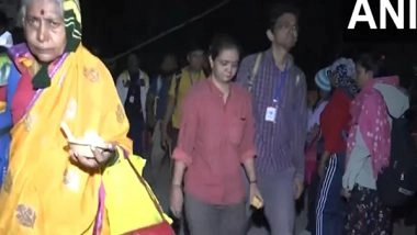 India News | J-K: Devotees Depart from Nunwan Base Camp for Amarnath Yatra