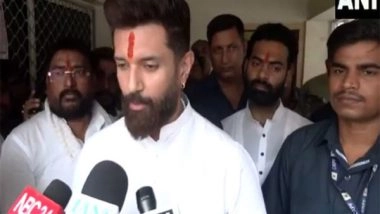 India News | They Are Coming Together with Intention to Recover Their Lost Base: Union Minister Chirag Paswan on Joint Rally of Uddhav Thackeray and Raj Thackeray
