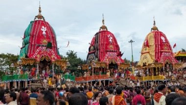 India News | Bahuda Yatra: Puri Immerses in Devotion as Deities Return to Jagannath Temple Amid Festive Fervour