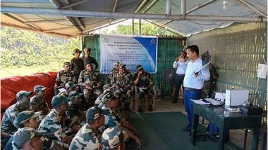 India News | Assam: Forest Officials Conduct Sensitization for BSF on Human-Elephant Conflict, Wildlife Crime