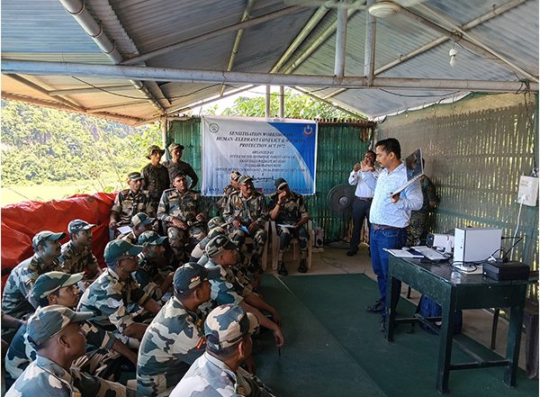 India News | Assam: Forest Officials Conduct Sensitization for BSF on Human-Elephant Conflict, Wildlife Crime