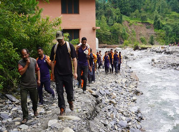 India News | Himachal: SDRF Conducts Field Visit to Disaster-affected Areas in Mandi