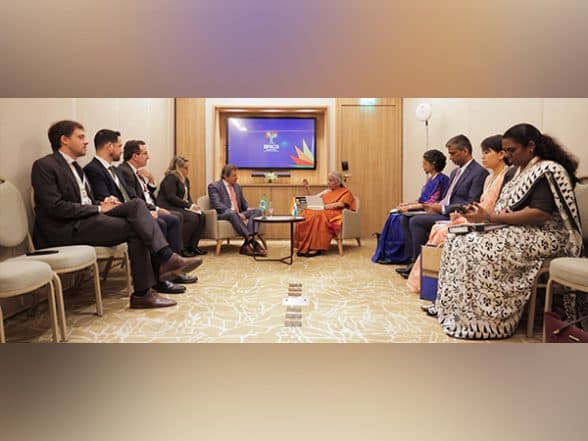 Business News | Sitharaman Holds Talks with Russian, Brazilian and Chinese Counterparts at BRICS Meet in Rio
