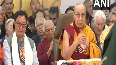 India News | Dalai Lama's 90th Birthday Celebrations Underway with Politicians, Celebrities in Attendance