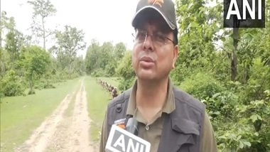 India News | CM Dhami Plants More Than 1000 Plant Saplings Along with Forest Rangers During His Visit to Corbett National Park