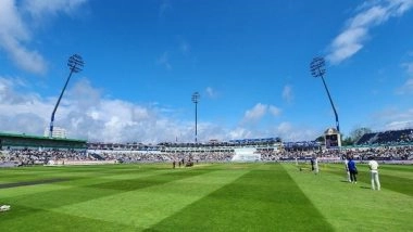 Sports News | IND Vs ENG, 2nd Test Match: Final Day Play Starts After Rain Delay; 10 Overs Deducted