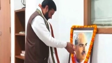 India News | Haryana CM Nayab Saini Pays Tribute to Syama Prasad Mookerjee on His 125th Birth Anniversary