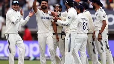 Sports News | Birmingham Blues No More: Skipper Gill, 10-fer by Akash Deep Highlights of India's First-ever Win at Edgbaston, Level Series