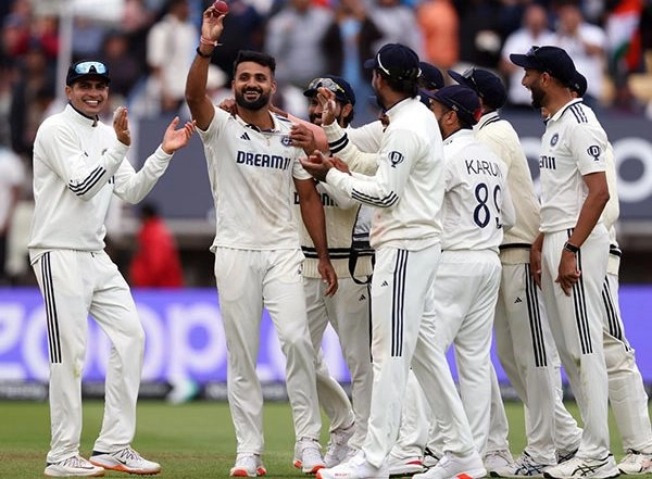Sports News | Birmingham Blues No More: Skipper Gill, 10-fer by Akash Deep Highlights of India's First-ever Win at Edgbaston, Level Series