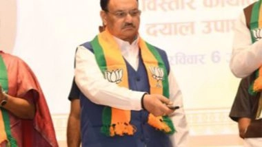 India News | BJP Chief JP Nadda Virtually Inaugurates Party's New District Offices in Delhi
