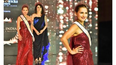 Business News | Mrs. India One in a Million 2025 - Season 5 Alka Goel, 58, Redefines Womanhood Zonal Winner (Central)