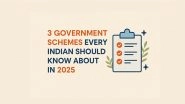 Business News | 3 Government Schemes Every Indian Should Know About in 2025